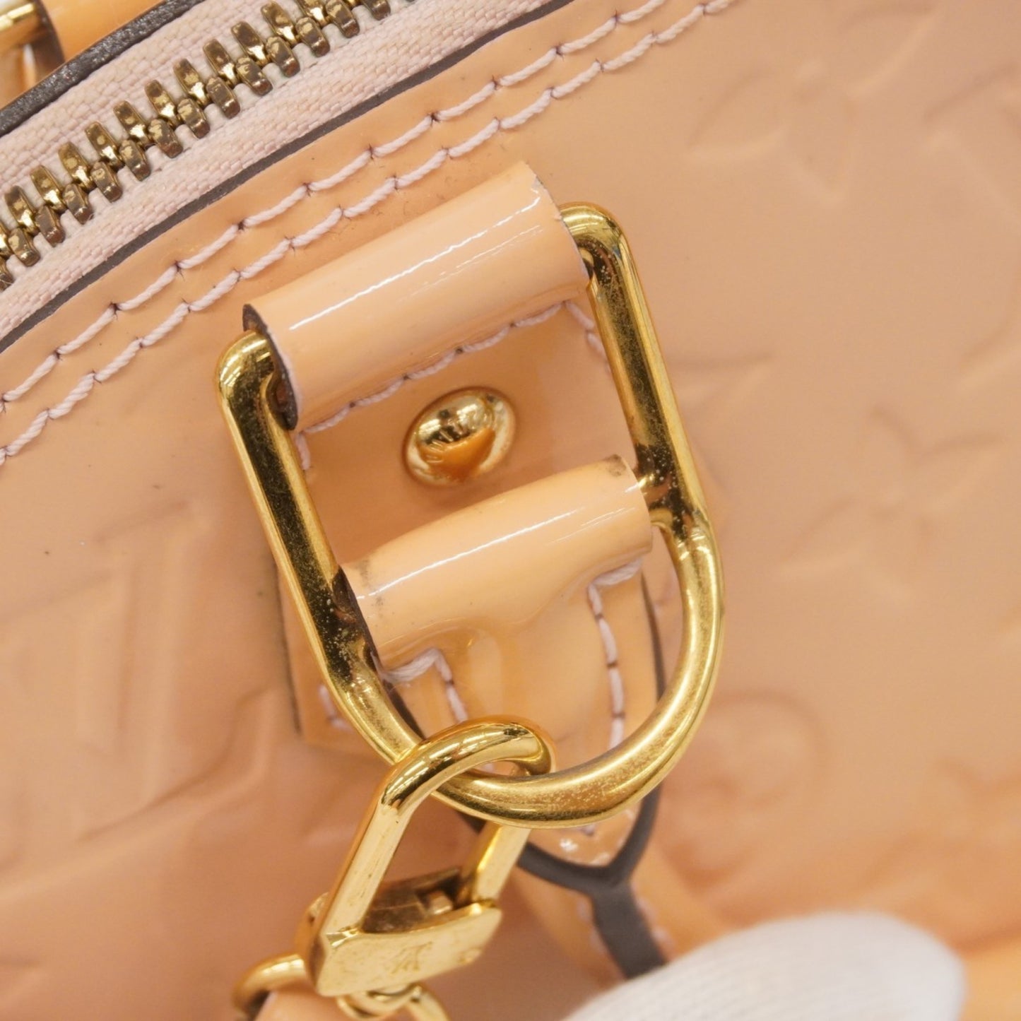 Louis Vuitton Vernis Alma Bb Handbag M50415 Rose Ballerine 2-Way Bag