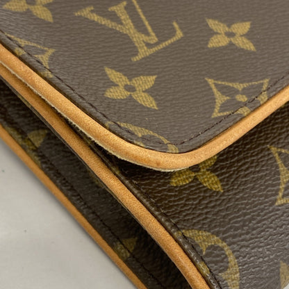 Louis Vuitton Monogram Pochette Twin Gm Shoulder Bag M51852 Brown