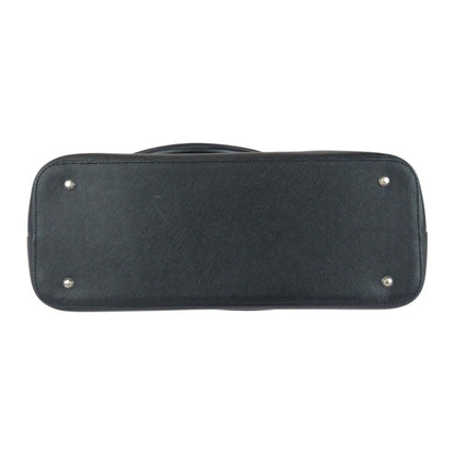 Burberry Nova Check Black Tote Bag With Silver Hardware