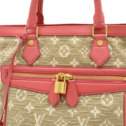 Louis Vuitton Monogram Sabia Cabas Mm Handbag/Tote Bag In Beige