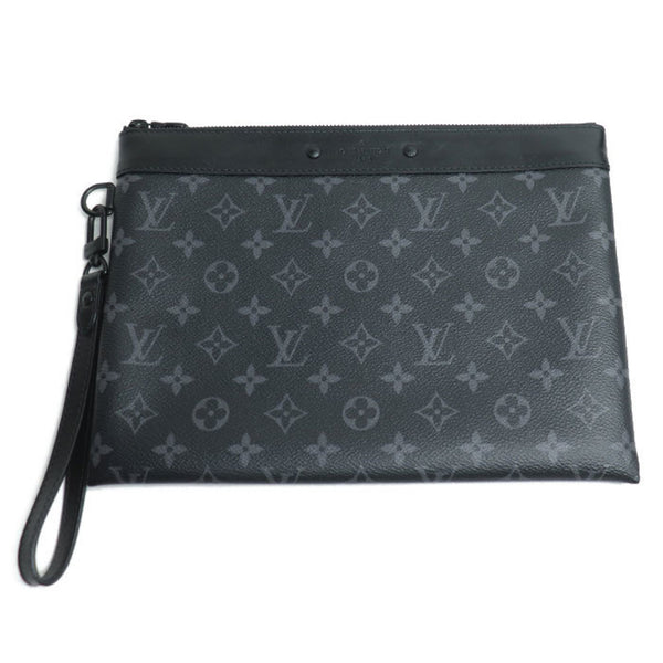 Louis Vuitton Louis Vuitton Pochette To Go Clutch Bag Monogram Eclipse Black M81569