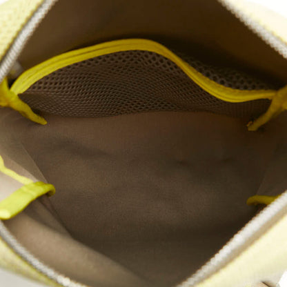 Louis Vuitton Damier Geant Weatherly Lv Cup Shoulder Bag M80636 Yellow Brown Canvas Leather
