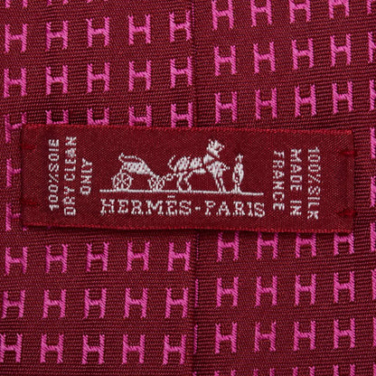 Hermes H Logo Tie