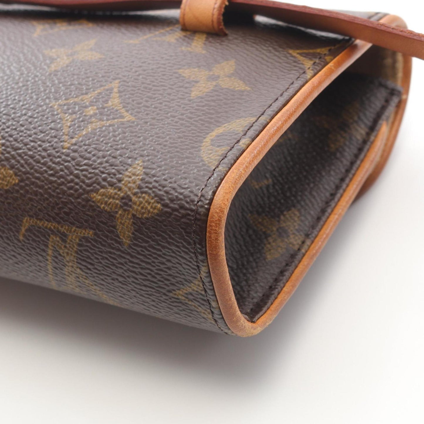 Louis Vuitton Florentine Pochette Monogram Waist Bag/Body Bag In Coated Canvas And Leather