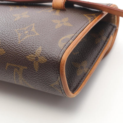 Louis Vuitton Florentine Pochette Monogram Waist Bag/Body Bag In Coated Canvas And Leather