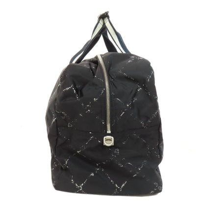 Chanel Travel Line Boston Bag Nylon Material