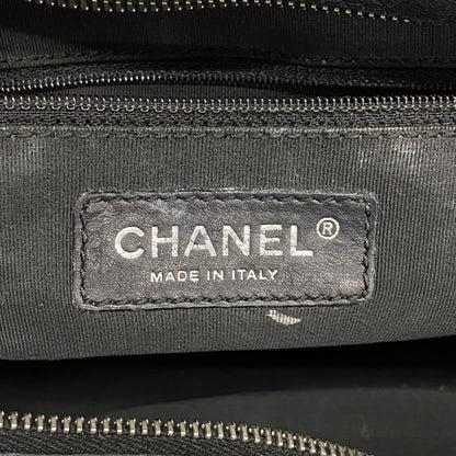Chanel Handbag V-Stitch Leather Black