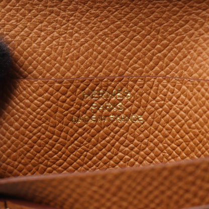 Hermes Herms Bearn Compact Gold Bifold Wallet