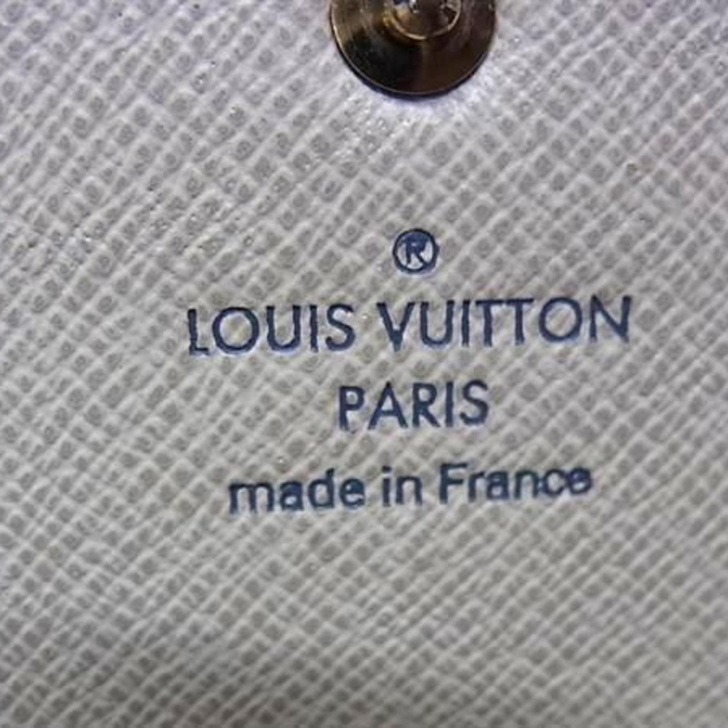 Louis Vuitton Damier Azur Portefeuille Sarah Wallet N61735 Leather Bifold Long