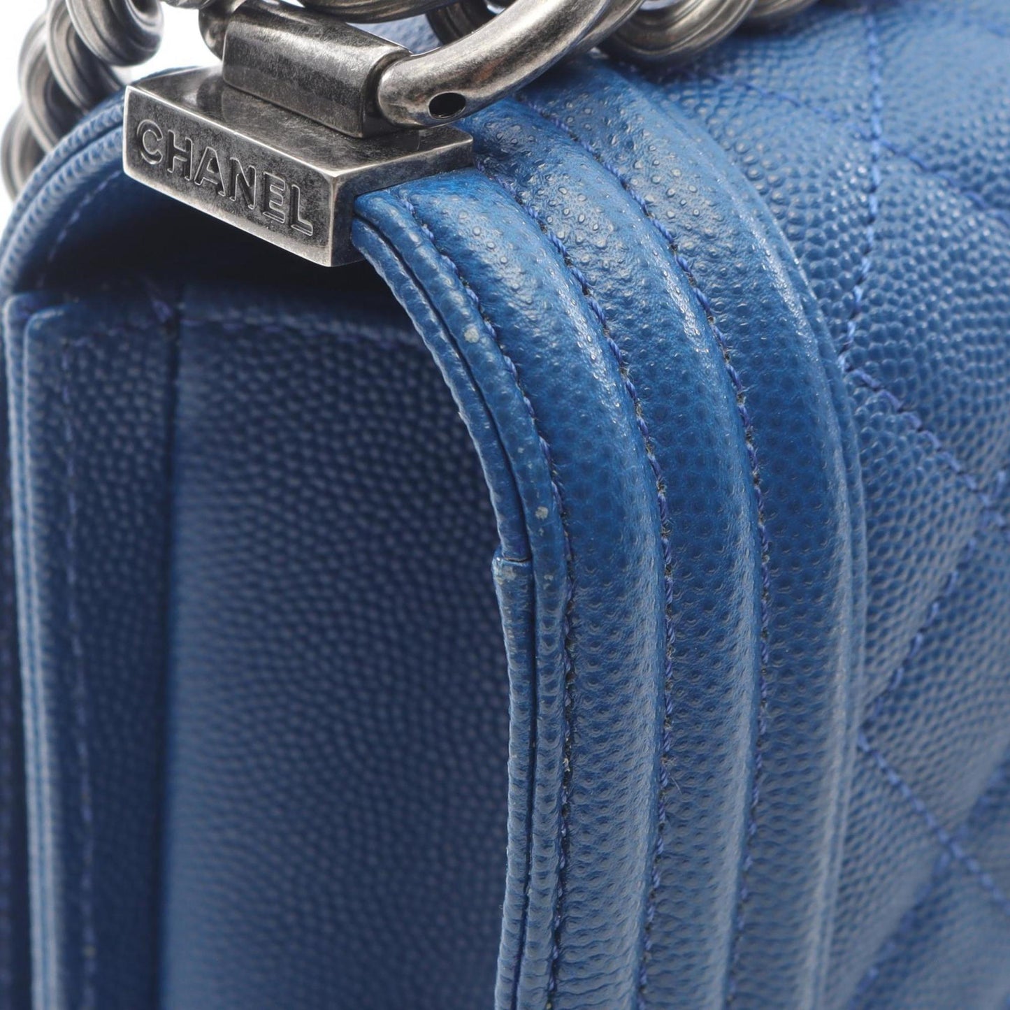 Chanel Boy Chanel Shoulder Bag In Caviar (Grained Calfskin) For Women