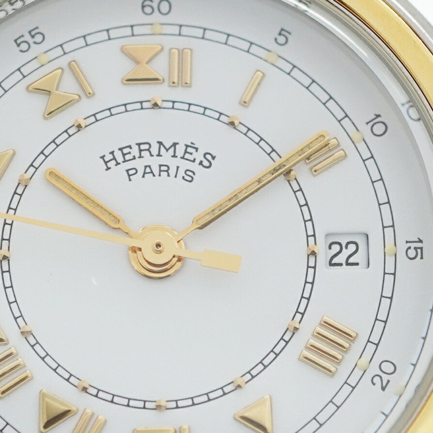 Herms Carrick Ca1.220 White Dial