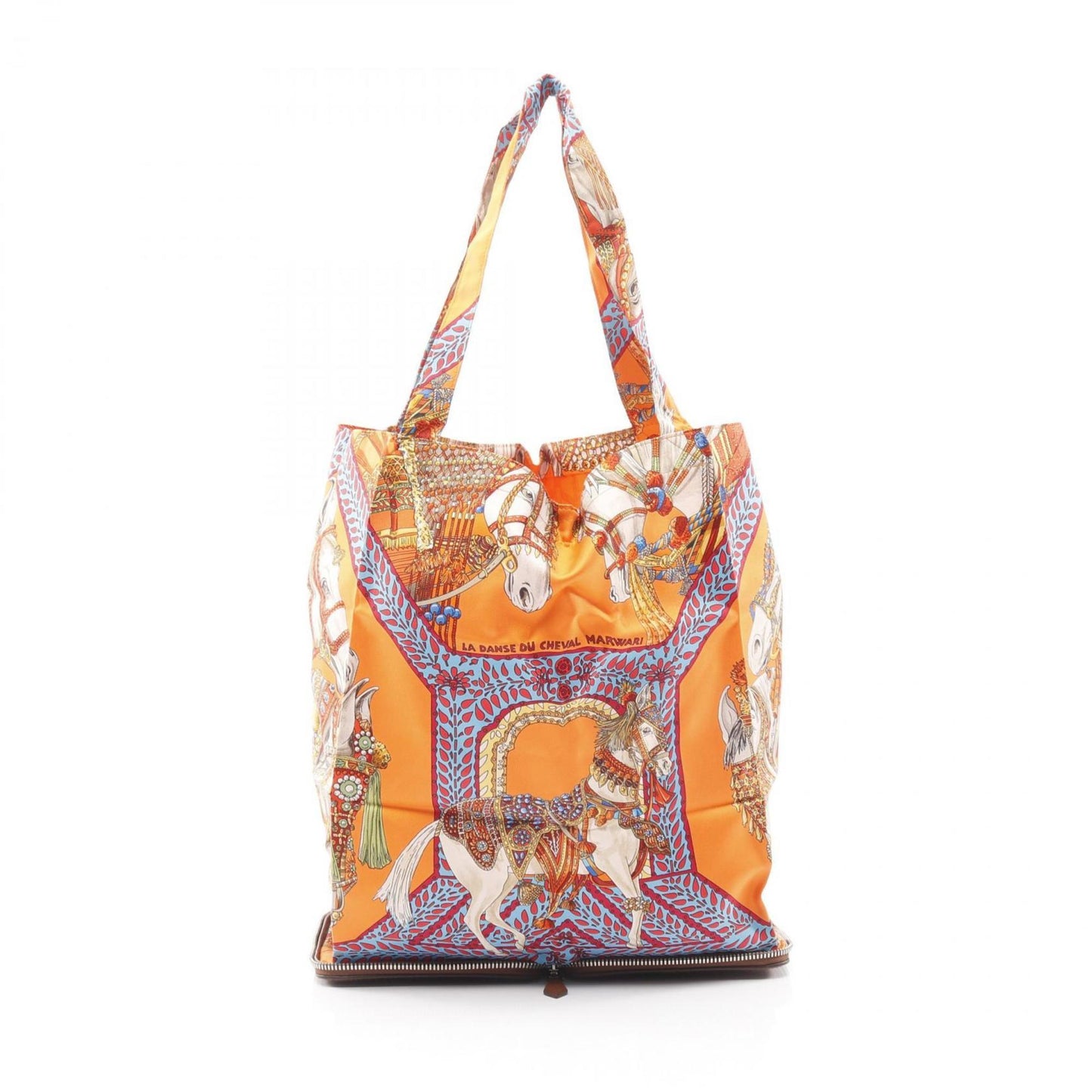 Hermes Herms Silky Pop La Danse Du Cheval Marwari Tote Bag