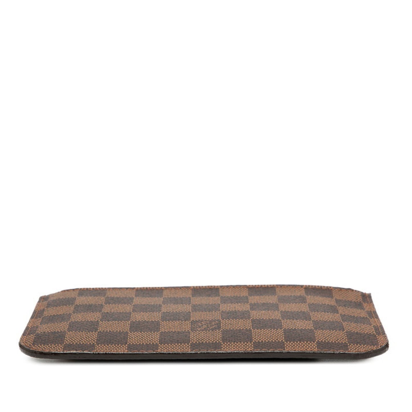Louis Vuitton Damier Neverfull Pm With Brown Leather Pouch