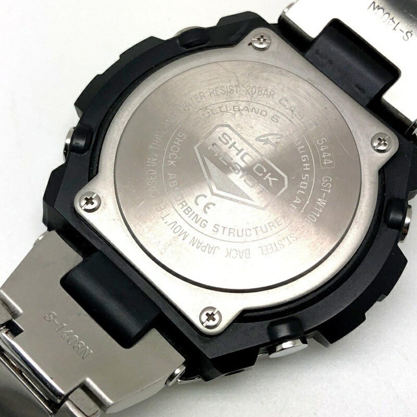 G-Shock Casio Gst-W110D-1A G-Steel Watch With Radio-Controlled Solar-Powered Movement