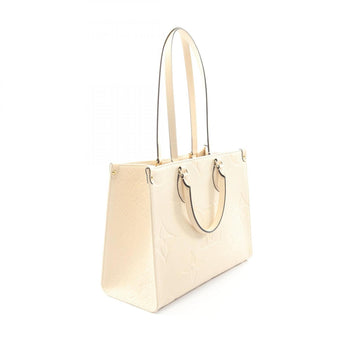 Louis Vuitton On The Go Mm Tote Bag In Monogram Empreinte Leather