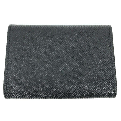 Bvlgari 30420 Bifold Business Card Holder Pass Case Card Case Black