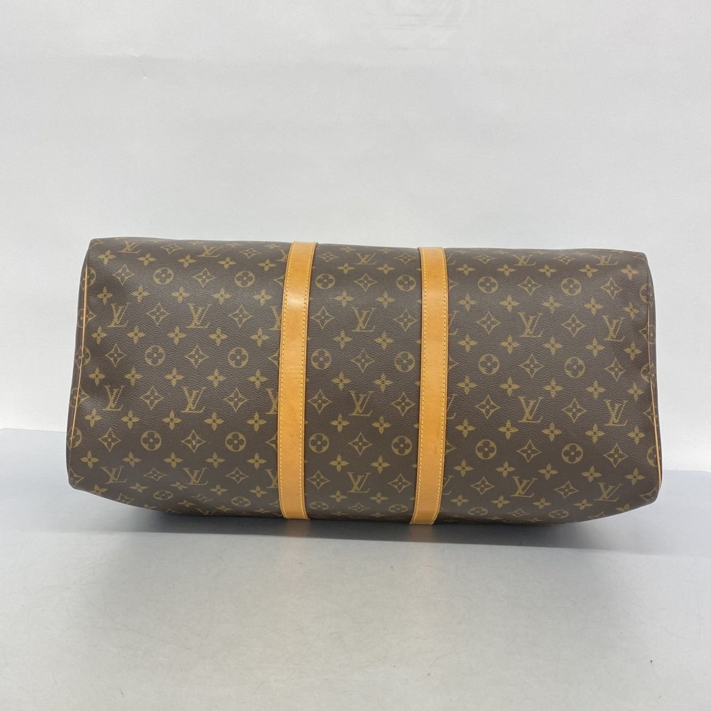 Louis Vuitton Monogram Keepall 55 Boston Bag M41424 Brown