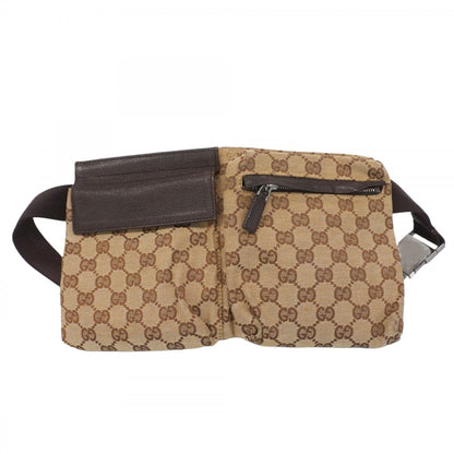 Gucci Gg Canvas Waist Bag 28566 Brown