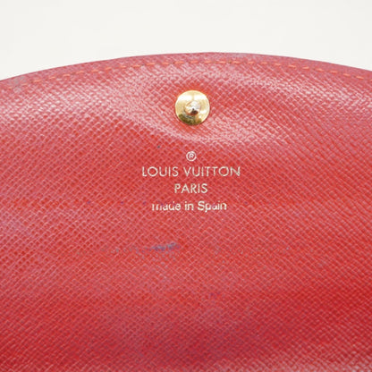 Louis Vuitton Damier Portefeuille Kaisa Long Wallet N61221 Ebene Trois
