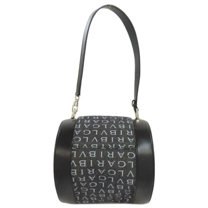 Bvlgari Drum Bag Logomania Handbag Canvas