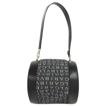 Bvlgari Drum Bag Logomania Handbag Canvas