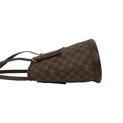 Louis Vuitton Vintage Mare Bucket Damier Leather Mini Tote Bag/Semi-Shoulder Bag Brown 328-2
