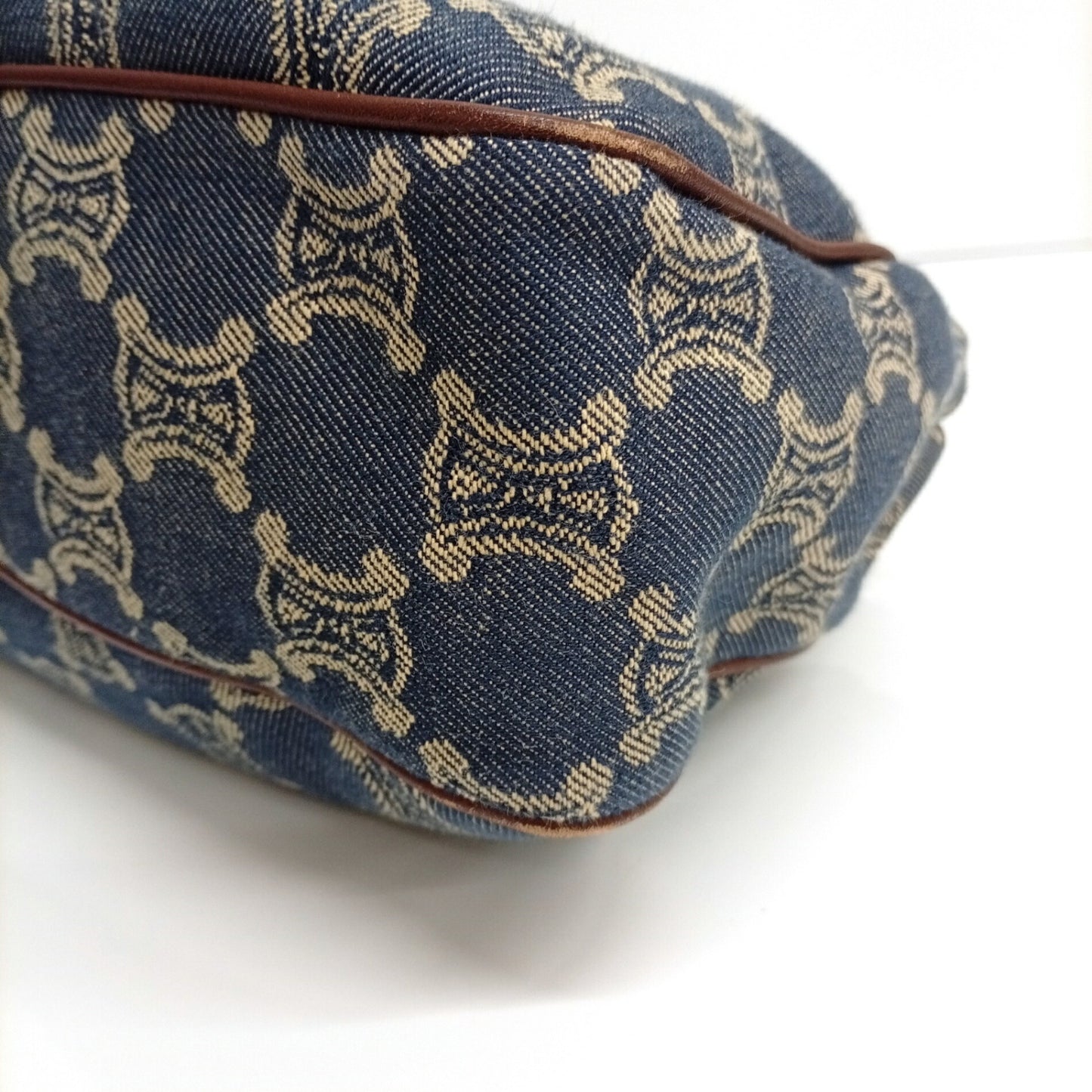 Celine Paris Macadam Denim Handbag