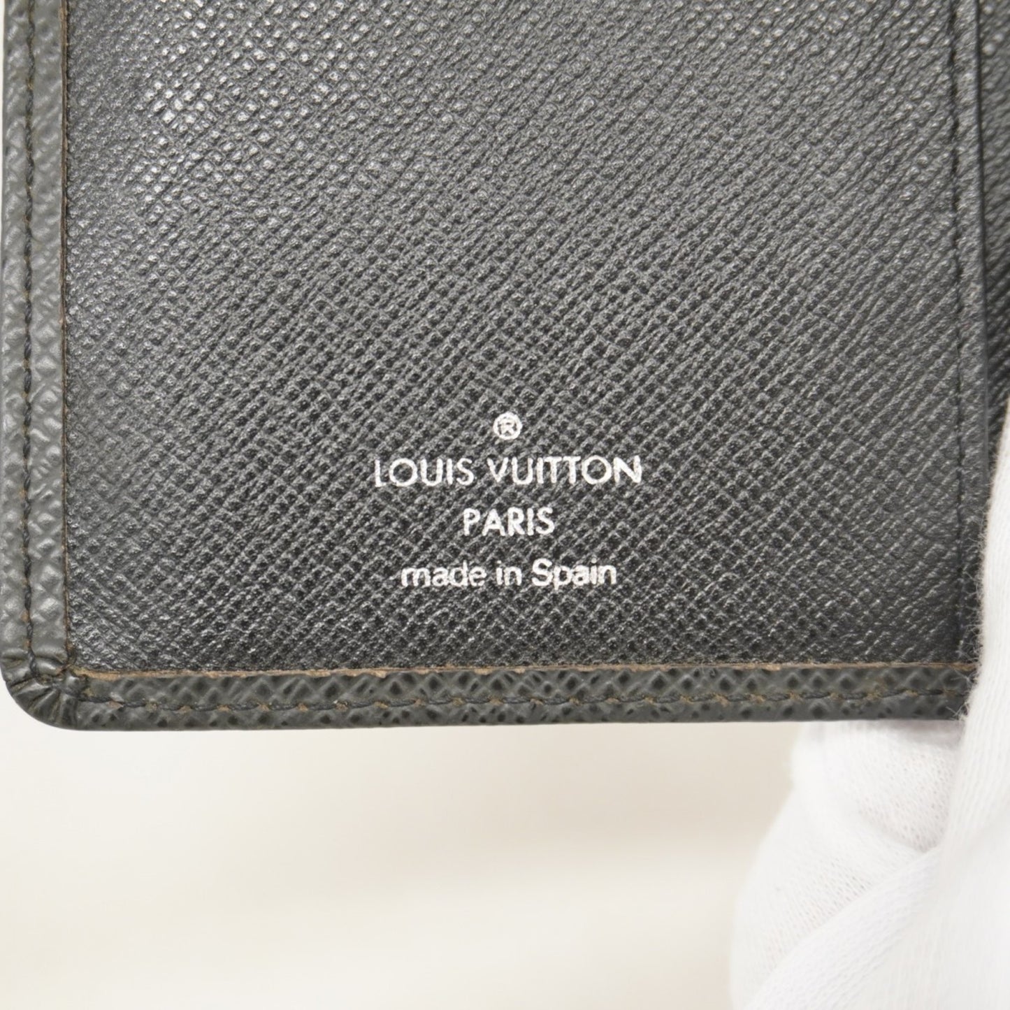 Louis Vuitton Taiga Agenda Poche Planner Cover R20425 Ardoise