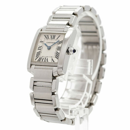 Cartier Tank Franaise Sm W51008Q3 White Dial