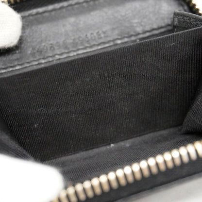 Gucci Micro Guccissima Wallet/Coin Case 449896 Leather Black