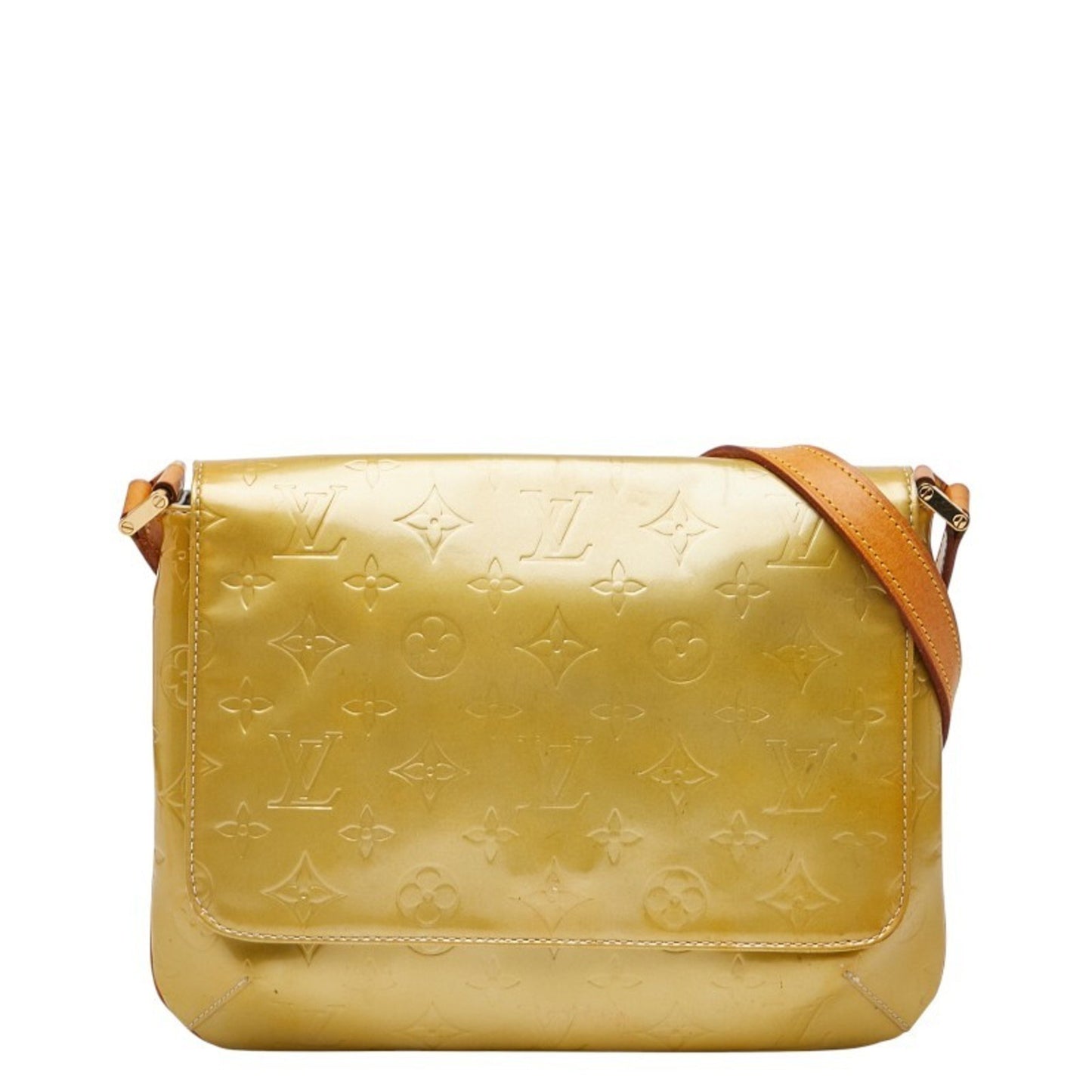Louis Vuitton Monogram Vernis Thompson Street One-Shoulder Bag In Yellow