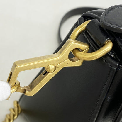 Gucci Gg Marmont Shoulder Bag 547260 Leather Black