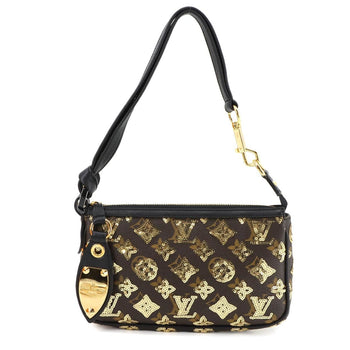 Louis Vuitton Monogram Eclipse Pochette Accessoires Handbag In Brown With Sequins