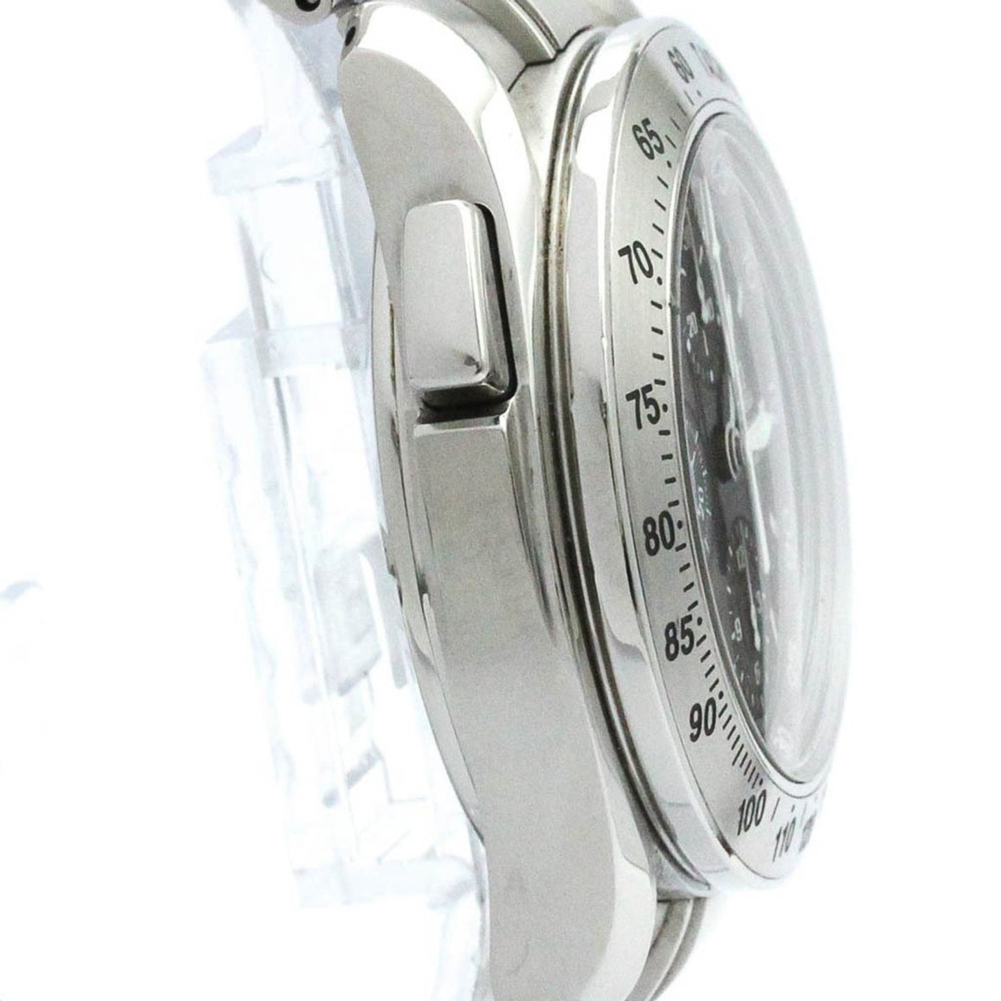 Polished Omega Speedmaster Split Second Steel Automatic Watch 3540.50 Bf579750