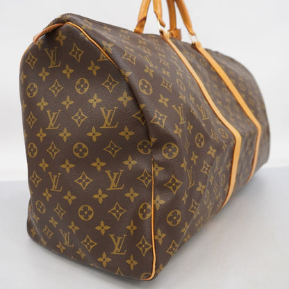 Louis Vuitton Monogram Keepall Bandouliere 60 Boston Bag M41422 Brown