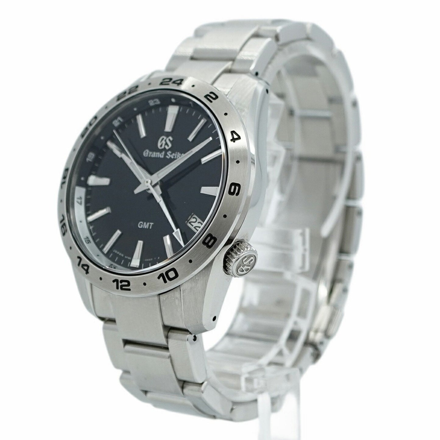 Seiko Grand 9F86-0Ak0 Sbgn027 Black Dial