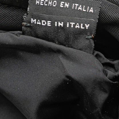 Prada Triangle Logo Plate Body Bag/Waist Bag Belt: 100 40 2Cm212 Black Nylon Leather