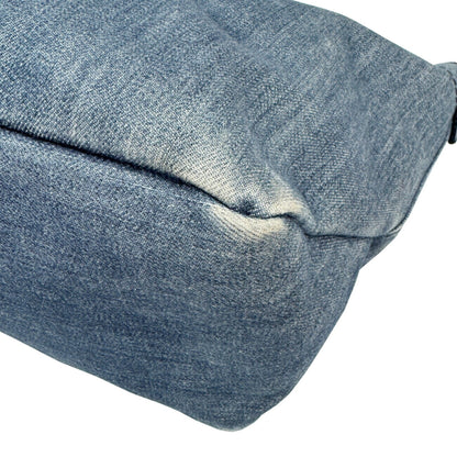 Prada 1Bg311 Denim Leather Tote Bag Handbag