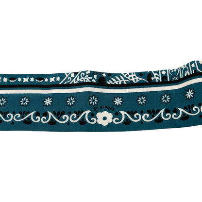 Hermes Herms Twilly Peuple Du Vent Scarf