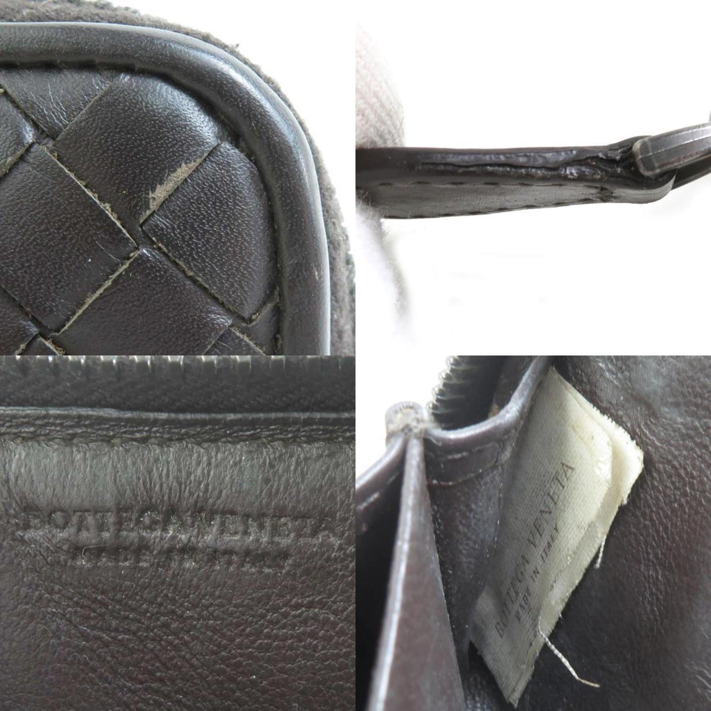 Bottega Veneta Men'S Intrecciato Leather Wallet/Coin Case