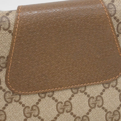 Gucci Gg Supreme Sherry Line Clutch Bag 89 01 031 Brown