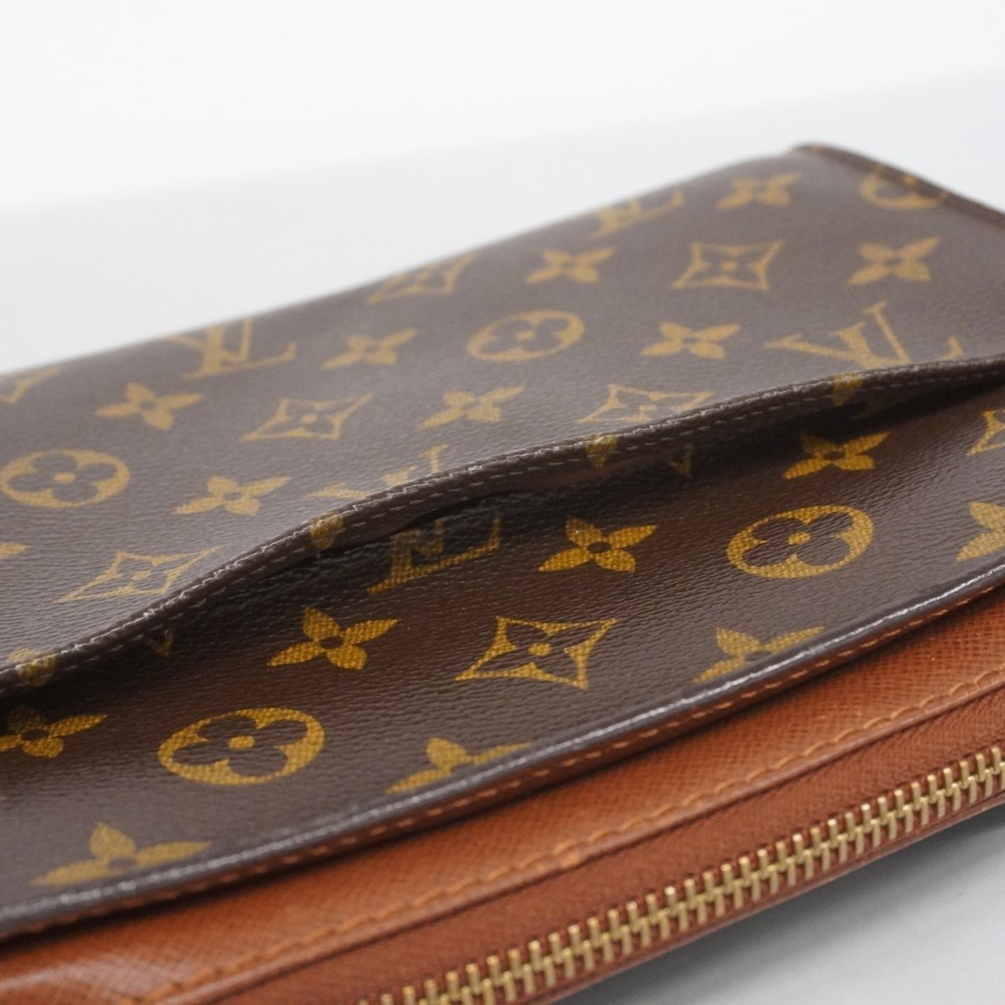 Louis Vuitton Monogram Orsay Clutch Bag M51790 Brown