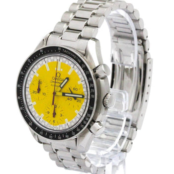 Omega Speedmaster Michael Schumacher Yellow Dial Watch 3510.12 Polished
