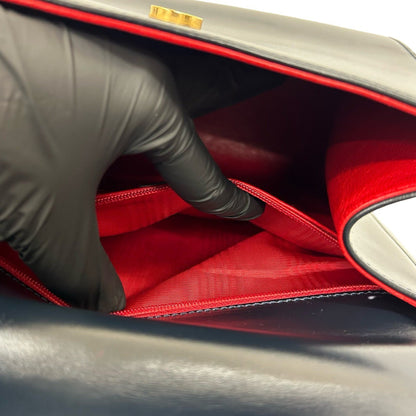 Celine Star Ball Leather 2-Way Handbag/Shoulder Bag