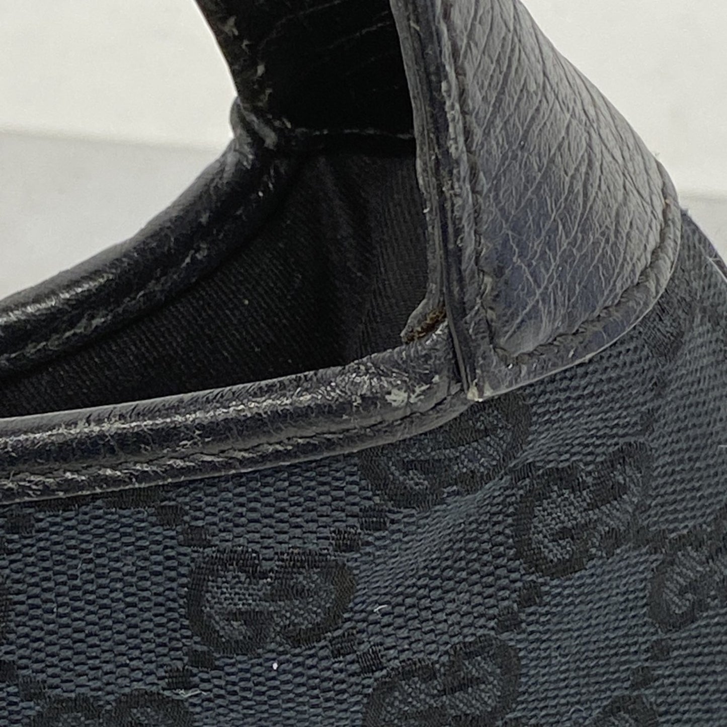 Gucci Gg Canvas Jackie Handbag 00963 Black