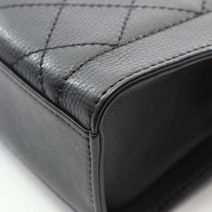 Chanel Matelasse Shoulder Bag In Grained Calfskin Leather