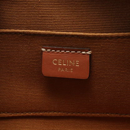 Celine Cuir Triomphe Mini Camera Bag Shoulder Coated Canvas Leather