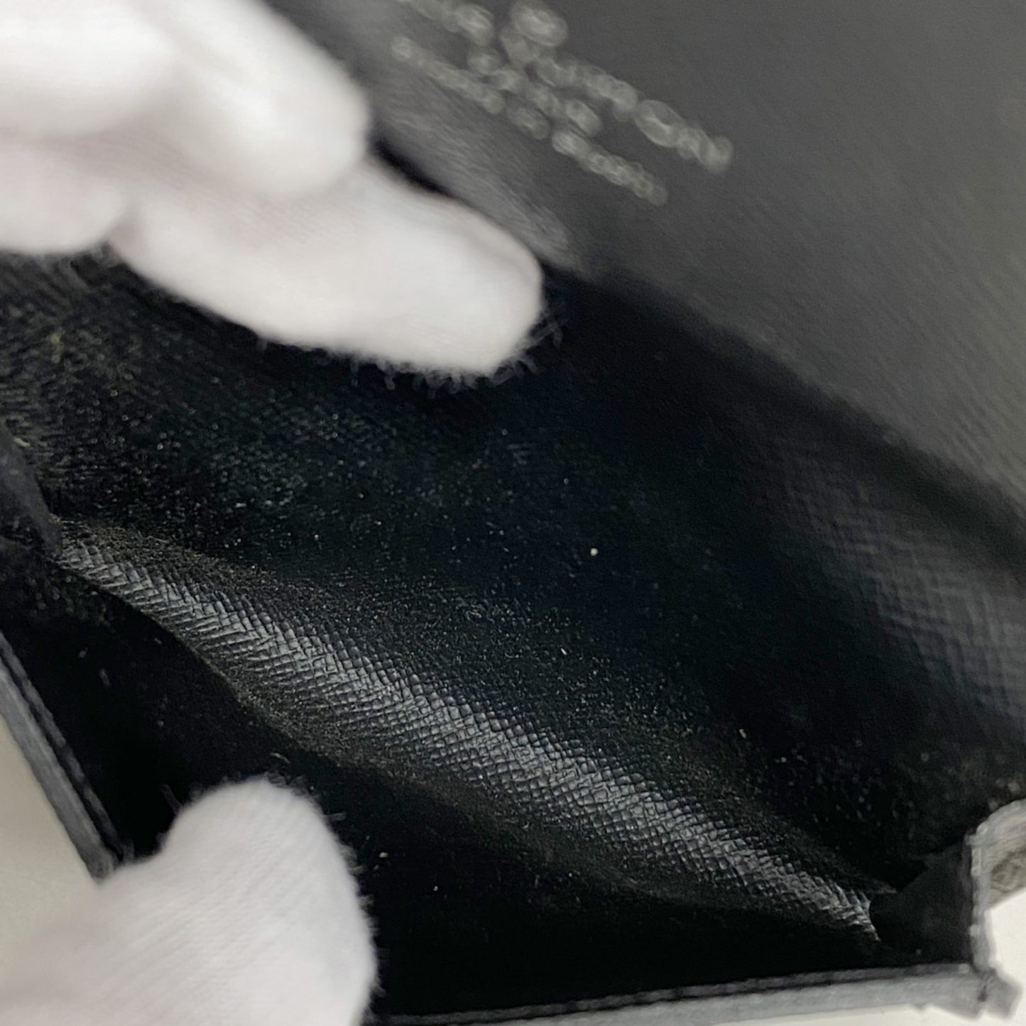 Louis Vuitton Epi Envelope Carte De Visite Business Card Case M62292 Noir