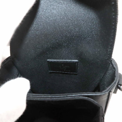 Louis Vuitton Monogram Eclipse S-Lock Vertical Wearable Wallet Shoulder Bag M82252 Rfid