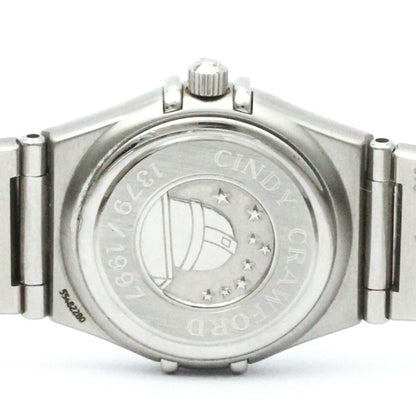 Polished Omega Constellation Cindy Crawford Diamond Watch 1564.65 Bf572361